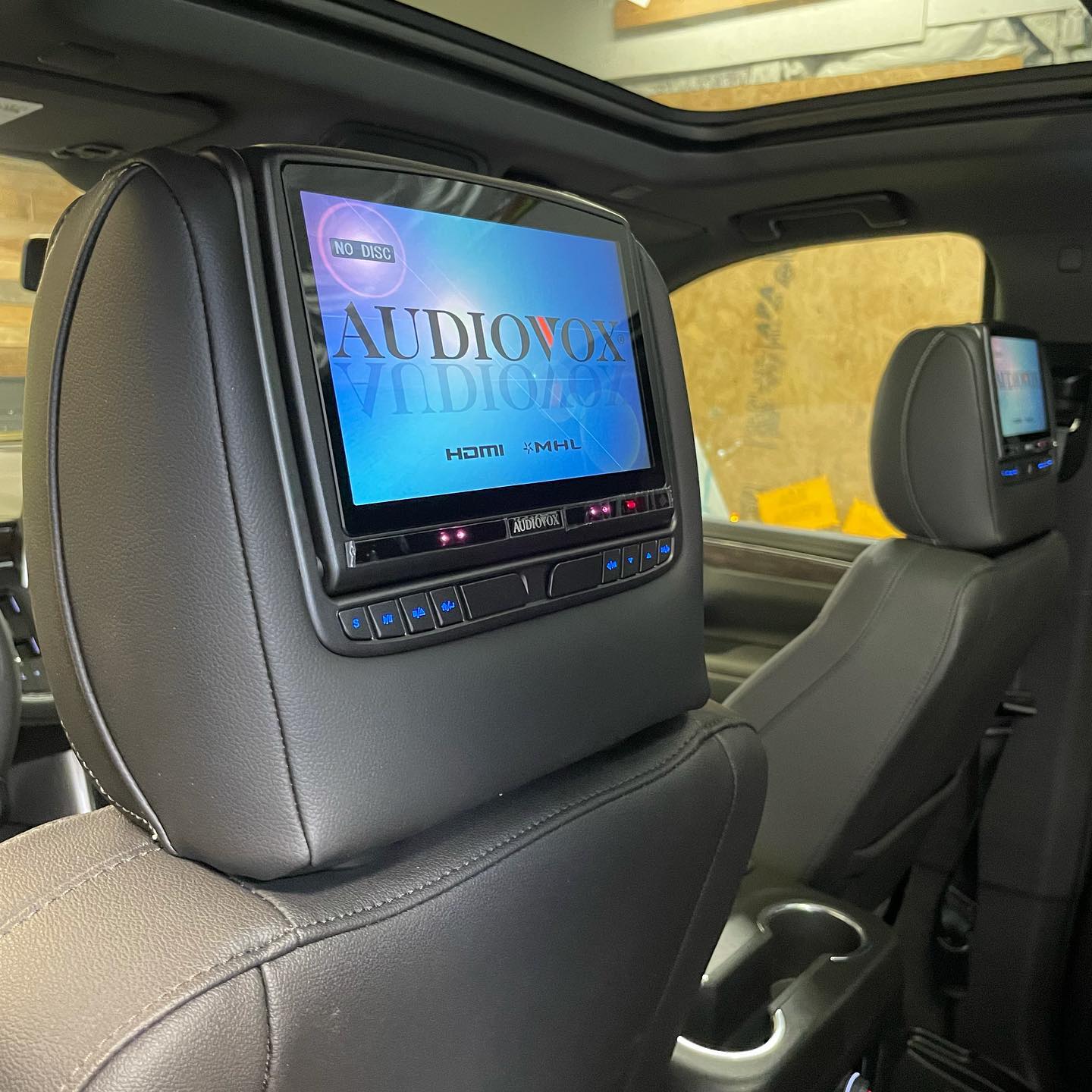 Audiovox car video headrests